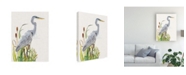 Trademark Global Naomi Mccavitt Water Birds and Cattails I Canvas Art - 15" x 20"